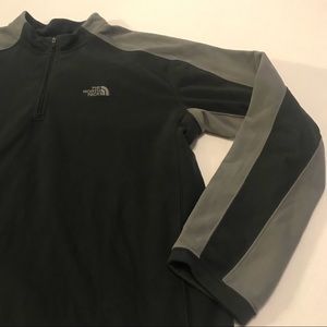 North Face Black and Gray Jacket